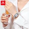 OPK 8619 Original Brand Women's Watches Full Diamond Roman Dial Waterproof Quartz Dress Elegant Luxury Ladies Wristwatch