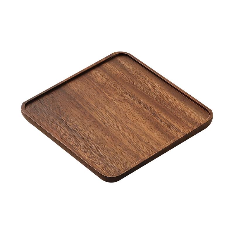 Solid Walnut Wood Irregular Serving Tray