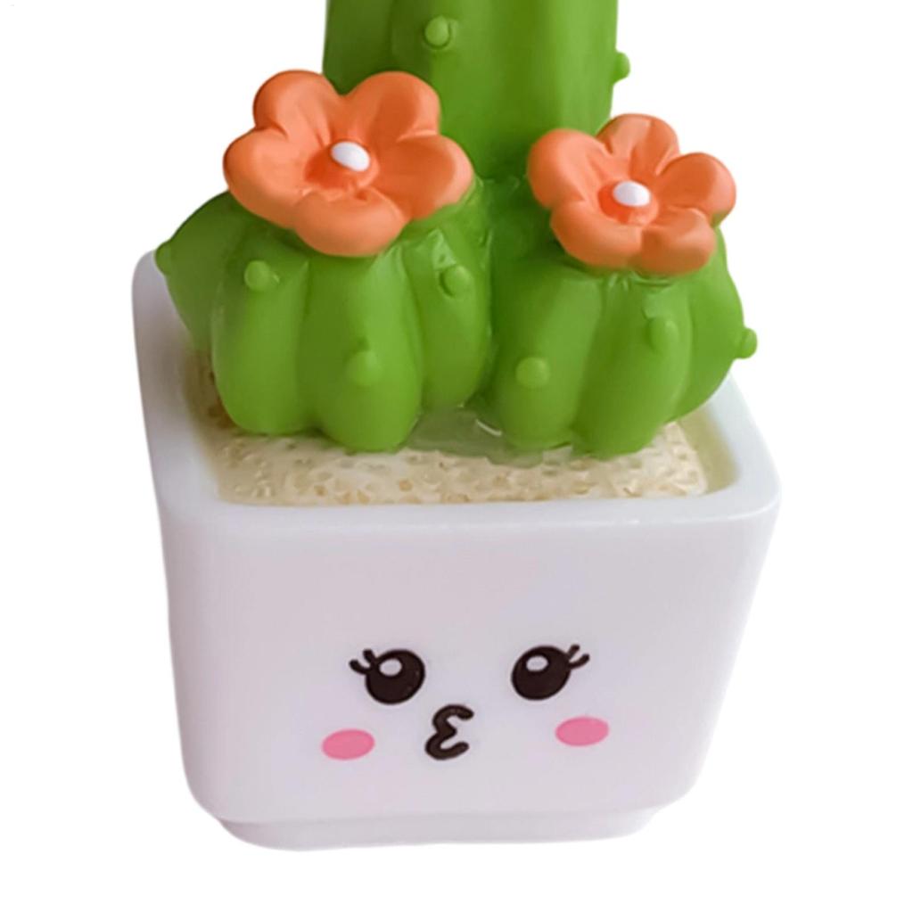 1Pcs Creative Simulation Cactus Plant Decor  Fleshy Car Computer Decoration Ornaments Decorative Crafts Home Accessories