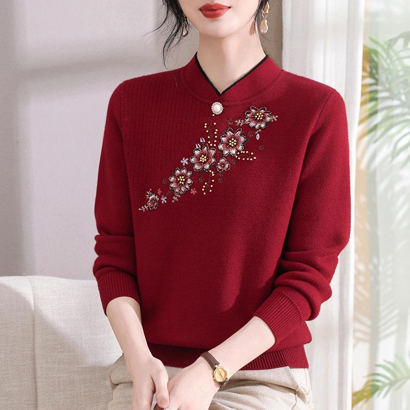 Women's Fleece-Lined Sweater: Warm, Thick One-Piece for Autumn and Winter