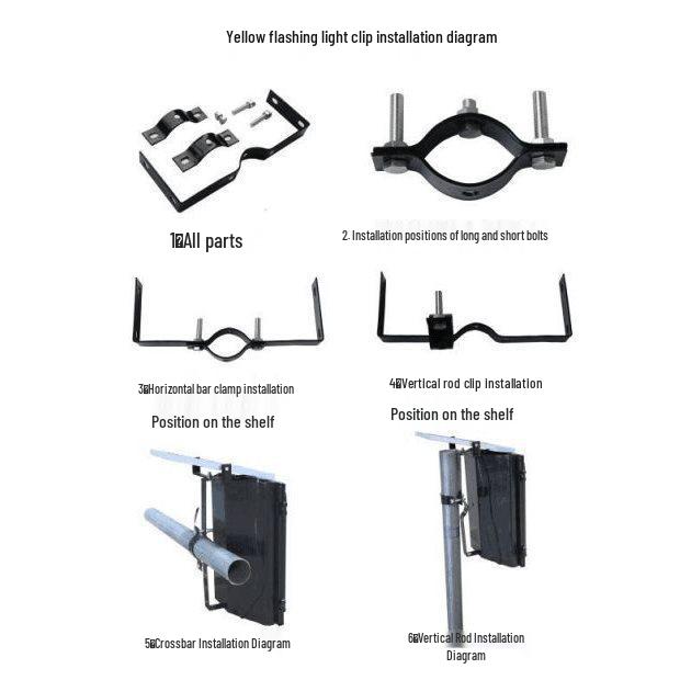 Solar Red Flashing & Constant Red Light Railway Crossing Signal