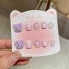 Cartoon Children's Wearable Nail Art Patches - Sweet and Cool Styled False Nails for a High-End Manicure