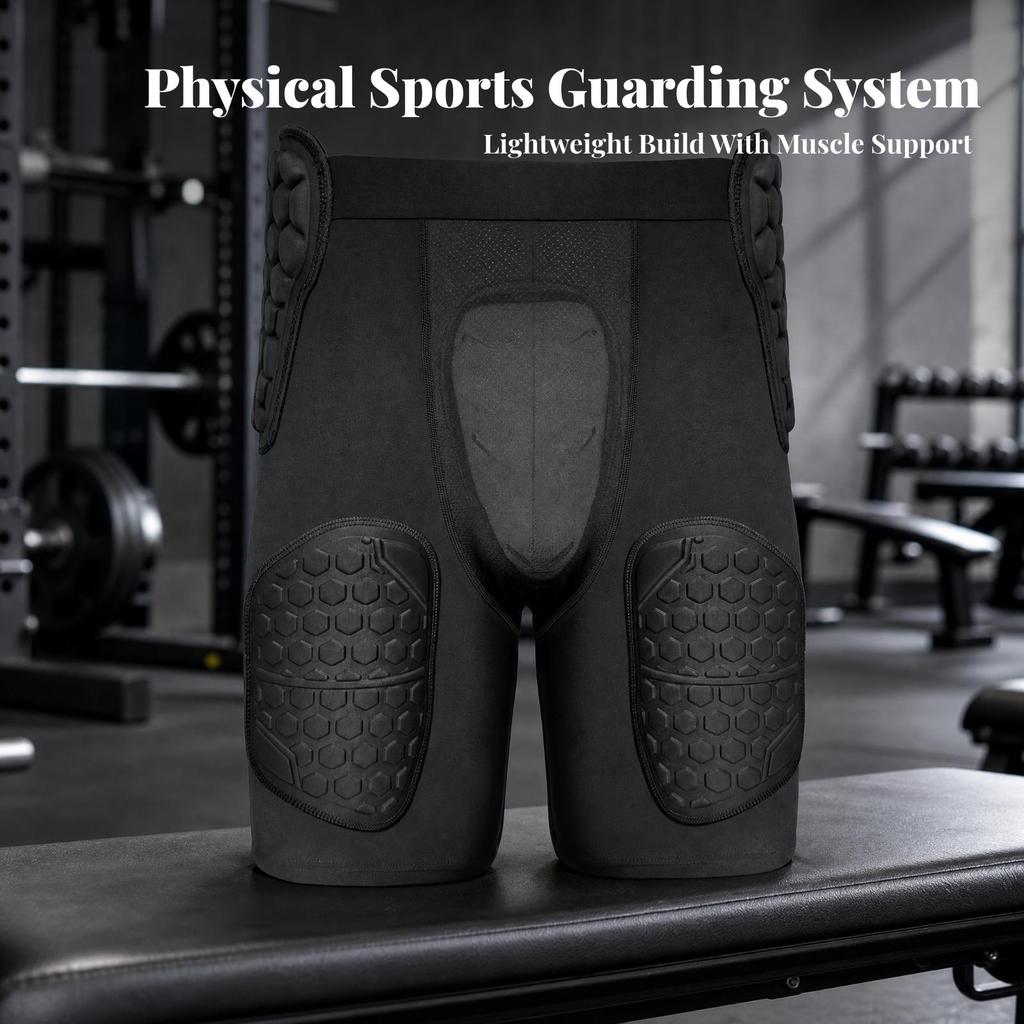 Impact Protection Padded Shorts Flexible for Sport Athletes