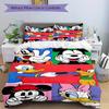 3pcs Mickey, Minnie Printed Bedding Set, Breathable And Soft, Machine Washable, Christmas Gift, Suitable for Bedroom Decoration, 087