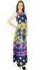 Bimba Women Exclusive Tie & Dye Maxi Dress Sleeveless Rayon Custom Clothing