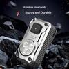 SD-34 Tri-source EDC Flashlight with Magnetic Back 1200mAh USB Type-C Rechargeable High Lumens Mini Tactical Light for Camping