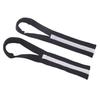 2pcs Polyester-Cotton Blend Weightlifting Wrist Strap Neoprene Grip Strap Strength Training