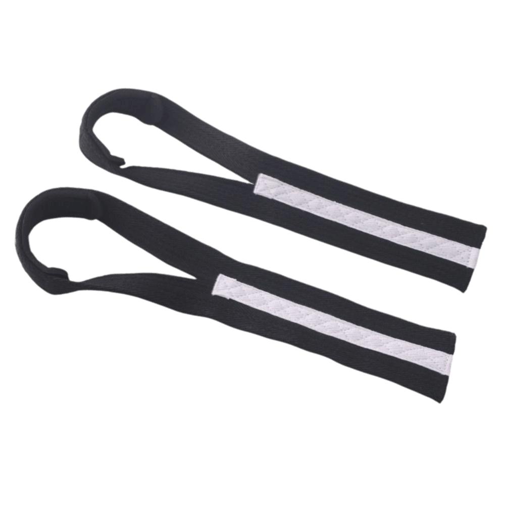 2pcs Neoprene Weightlifting Wrist Strap Polyester-Cotton Blend Grip Strap  Gym Training