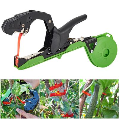 Branch Binding Machine with 10000 Staples 20 Rolls Tape Handheld Plant Binder Multi-Function Plant Vine Tying Tool for Garden
