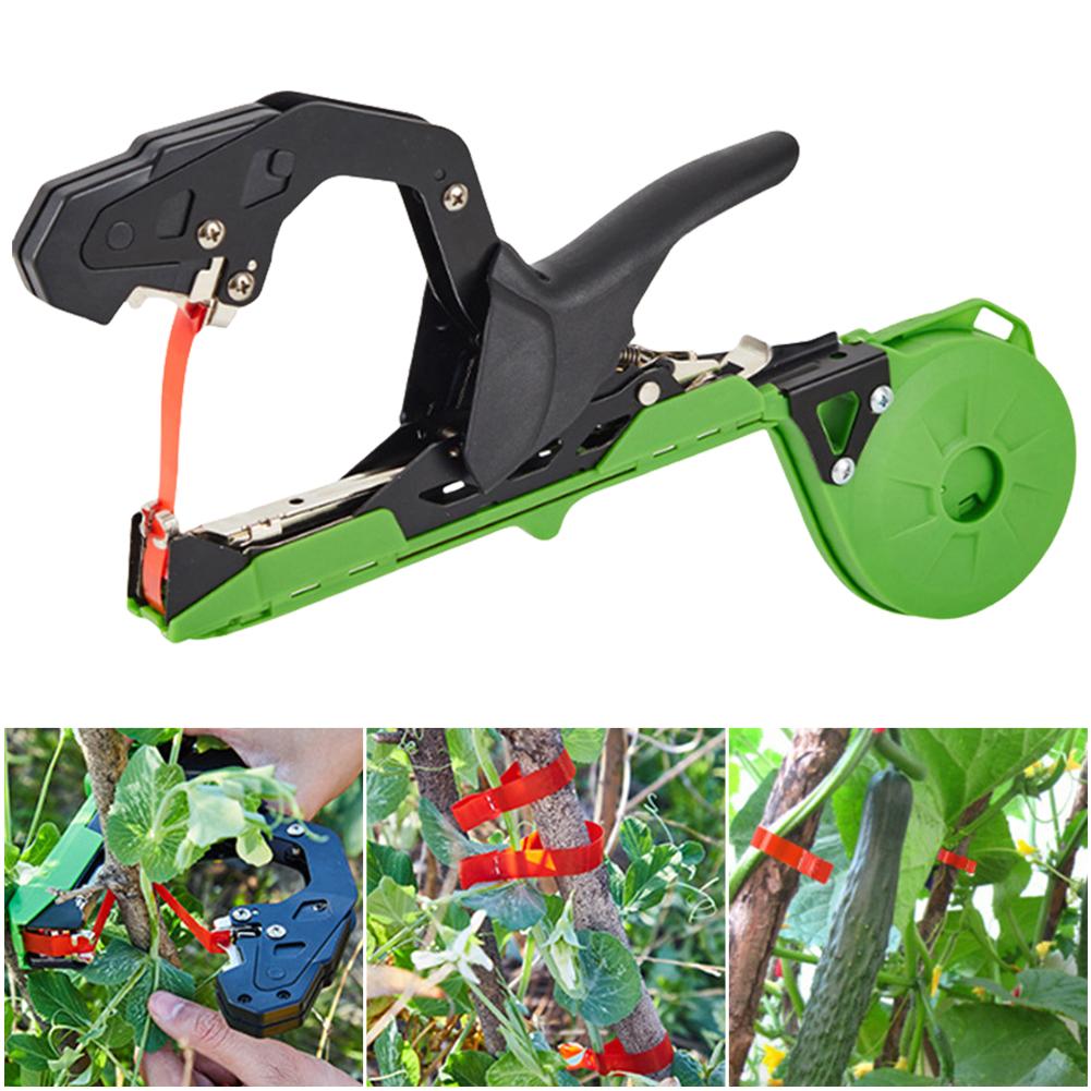 Tying Machine Plant Garden Plant Tapetool Tapener +10/20 Rolls Tape Set for Vegetable Grape Tomato Cucumber Pepper Flower