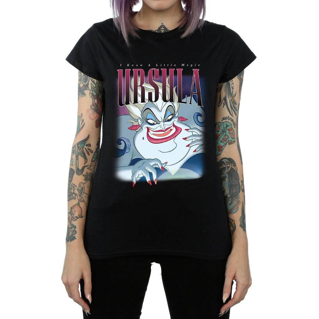 The Little Mermaid Womens/Ladies Ursula Montage Cotton T-Shirt