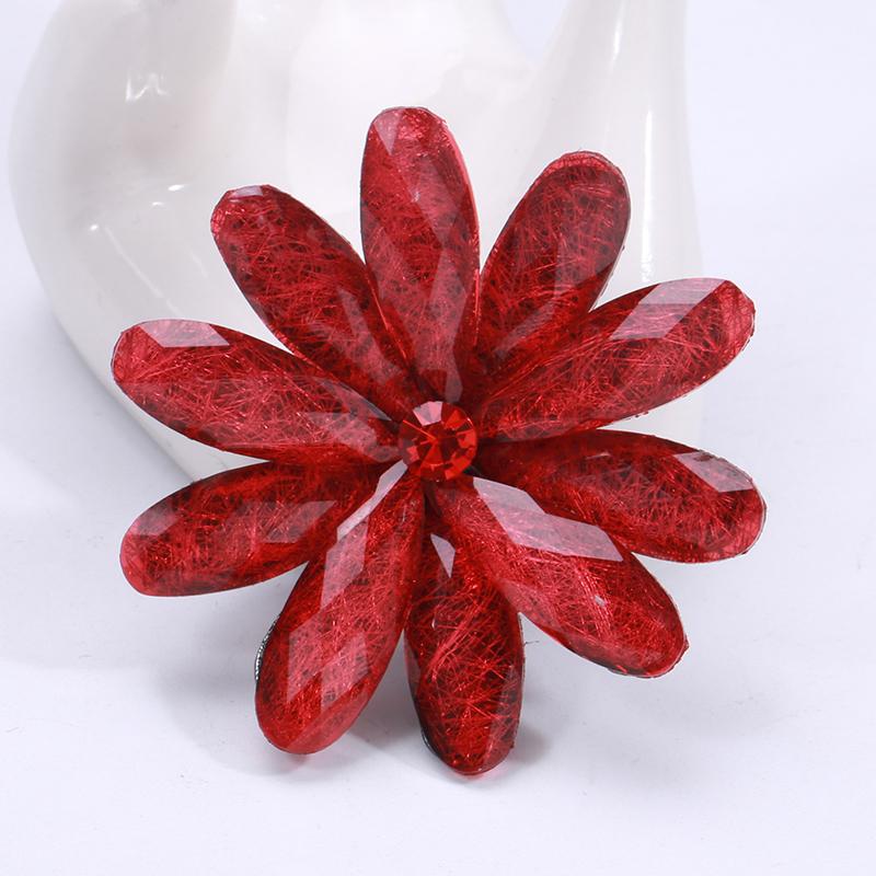 Blucome Le più nuove spille con fiori di strass lucidi per le donne, ragazze, vestiti, borse, sciarpe, corpetti, accessori per gioielli, regali