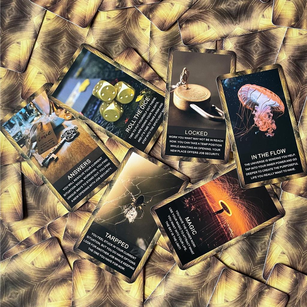 Tzxamsez Career Oracle Card Money and Life Oracle Oracle Deck Will Help You Achieve Your Financial Goals As Well As Your Life Goals and Career Deck,