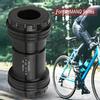 PF30 Alloy Bike Integrated Thread Screw In Locking Bottom Bracket 46MM for Crankset Bicycle Accessory