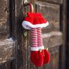 Holiday Gift for Car Lovers 2026 Christmas Mirror Hanging Ornament, Funny Dangling Legs Pendant Creative Pendants with Lanyard Tree Backpack And Door