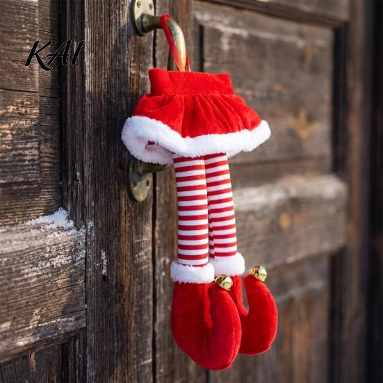 Holiday Gift for Car Lovers 2026 Christmas Mirror Hanging Ornament, Funny Dangling Legs Pendant Creative Pendants with Lanyard Tree Backpack And Door