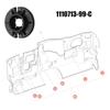 111071399C for Tesla Model 3 Wheel Apron Retainer Nut Interior Sound Insulation Push Nut Engine Cover Nut