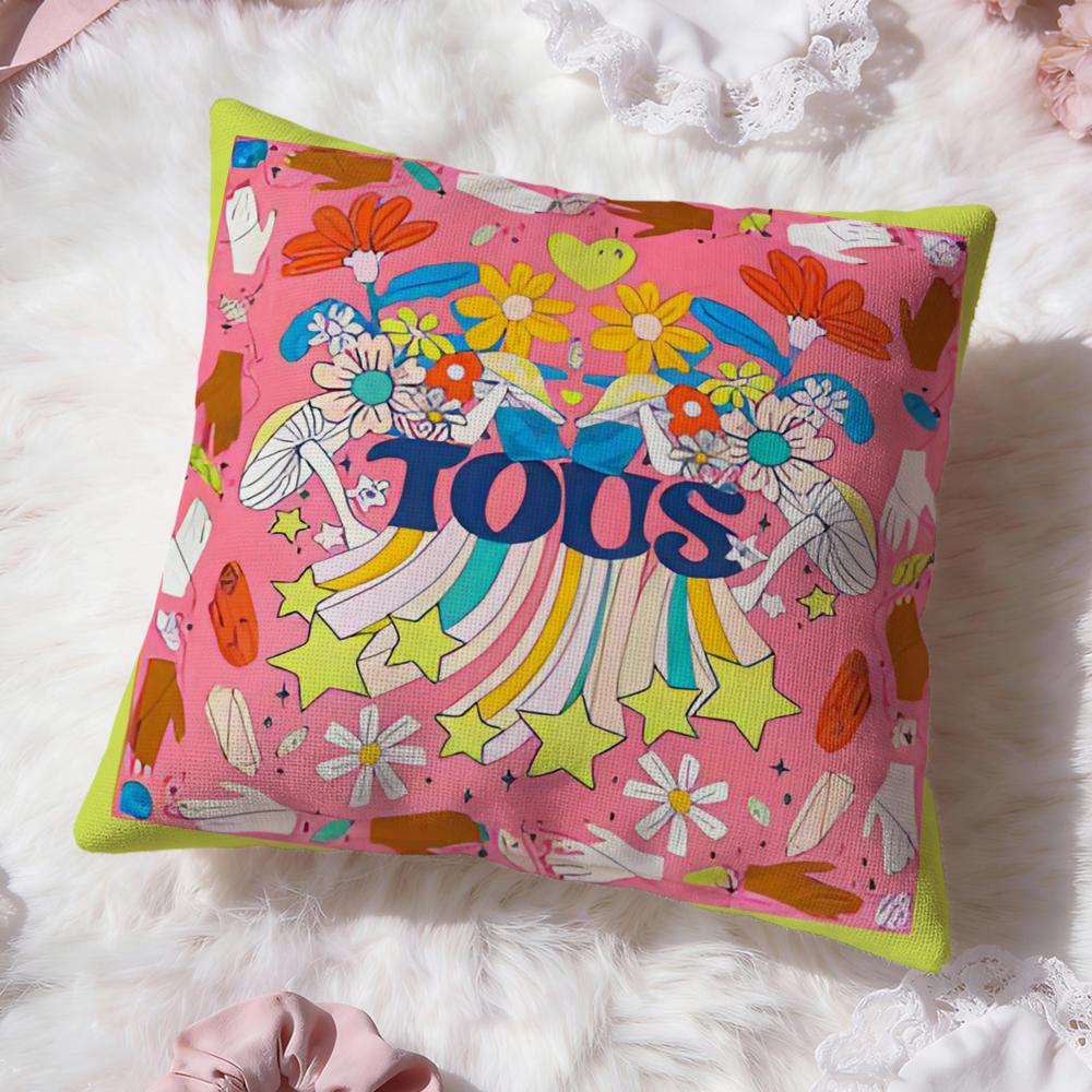 CRAFTED WITLOVE Potah na polštářek T-tousS Prémiové pohodlí Oboustranný potah na polštář - Design Dva v jednom pro jakoukoli místnost a interiér auta