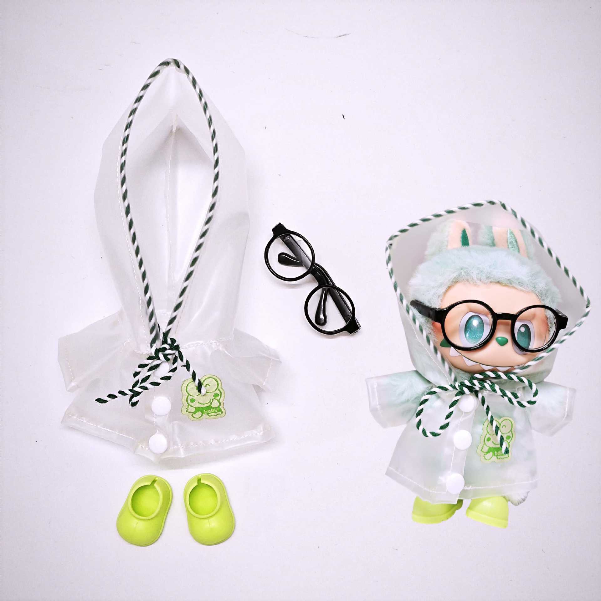 

Одяг для ляльки Лабубу Реалістичний Трендовий Дощовик Модний Дитячий Одяг для Міні Ляльки Labubu doll clothes