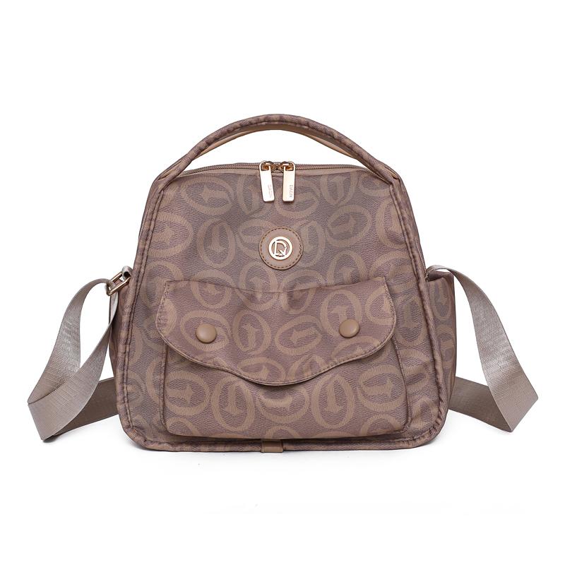 

Принтованная сумка для мамы Женская маленькая квадратная сумка Большая вместимость На плечо Кроссбоди хаки