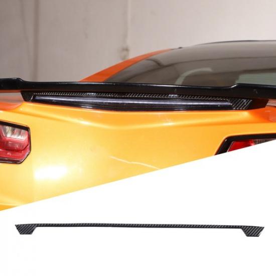 Soft Carbon Fiber Rear Brake Light Decorate Trim Strip For Corvette C7 2014-