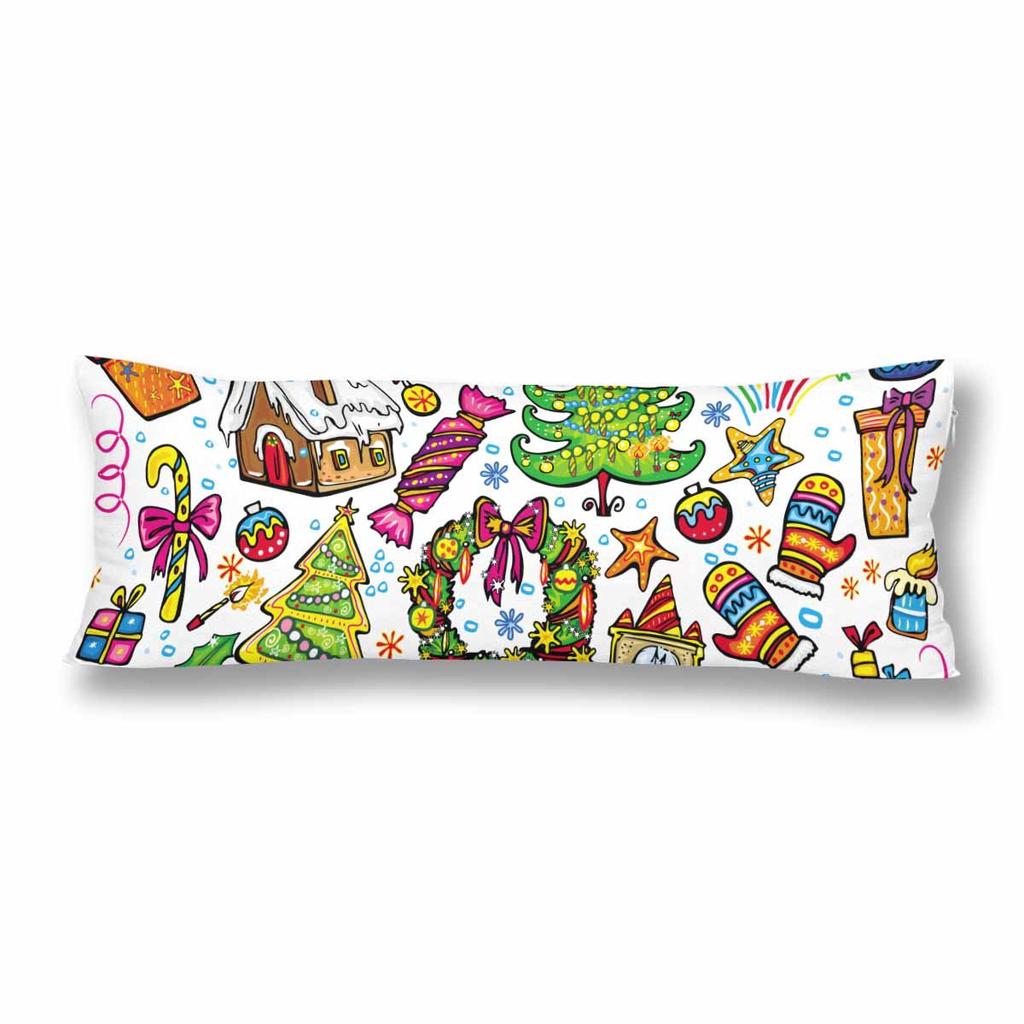 Buy Christmas Body Pillow Cover Case 20x60inch/50x150cm at affordable prices — free shipping