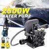 2500W 20Mpa / 2900PSI High Pressure Self Priming Diaphragm Water Pump Washer Cleaning Machine Car Wash Pump Sprayer