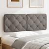 VidaXL Taupe Headboard Cushion 120 Cm Fabric 4019216
