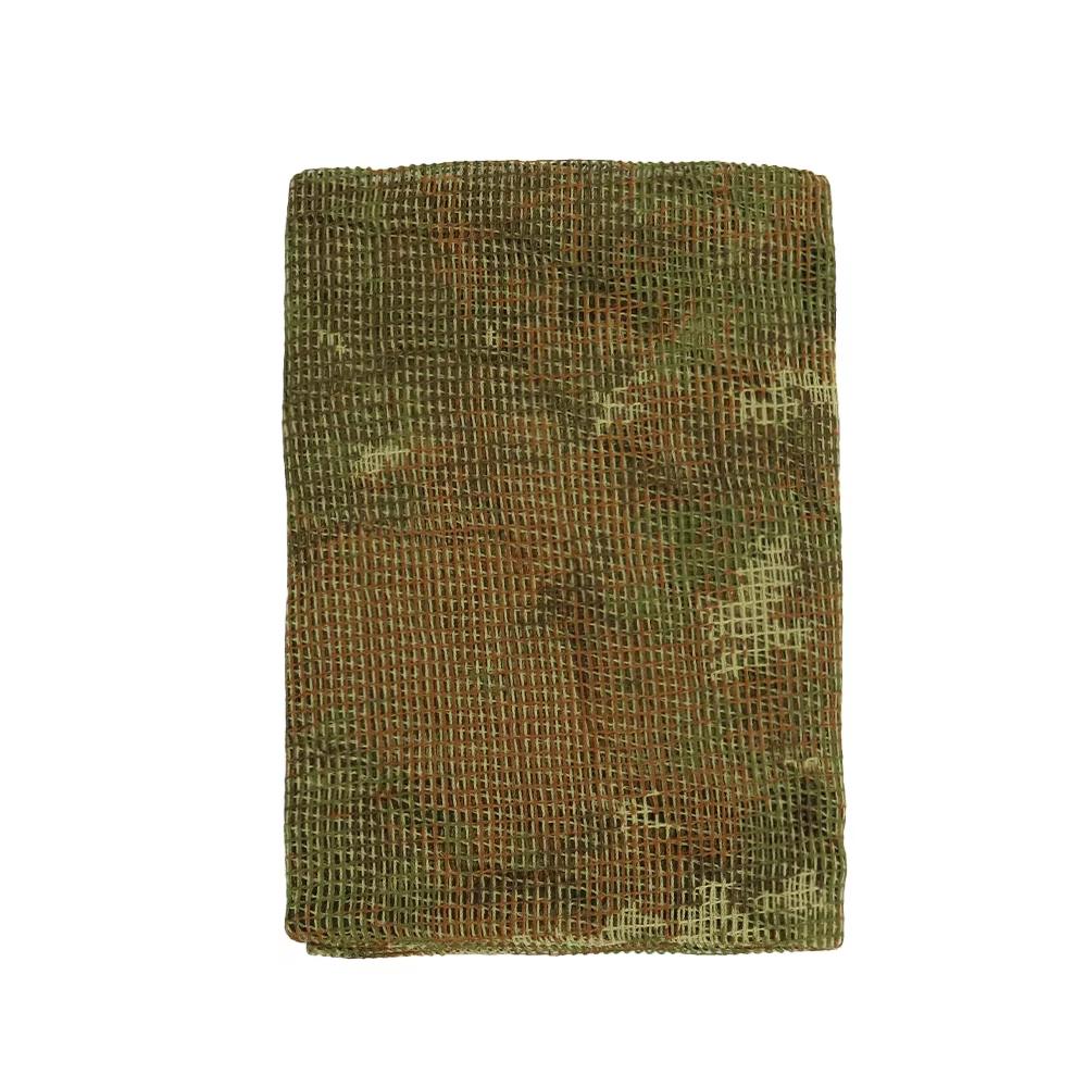 Tactical Sniper Scarf Camouflage Mesh Net Scarves Cloth Desert Face Veil Shemagh Head Wrap