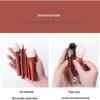 6-Piece Portable Makeup Brush Set for Beginners - Includes Blush & Eyeshadow Brushes