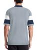 Print Design - Non-Textured Men'S Summer - Color-Blocked Print, with Trimmed Collar And Sleeves, Breathable Short-Sleeve T-Shirt, Suitable for Casual