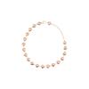 Purple Gold Glossy Peach Heart Bracelet Rose Gold Plated Sweet Double-Sided Love Heart Bracelet Jewelry