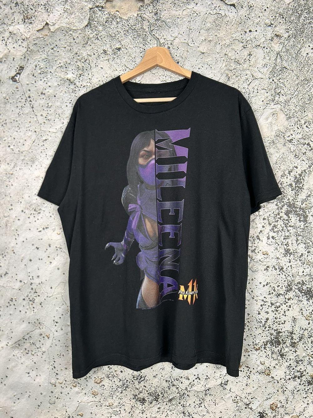 Vintage Mortal Kombat Mileena Graphic Black Unisex Shirt S-5XL WA1518 XXXL