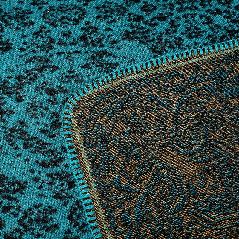 Women's Double-Sided Tassel Shawl Cloak - Classic Slit Design, Warm Travel Cape