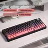 Three Giants SG99 Pro: Three-Mode Bluetooth Mechanical Keyboard with Display, Custom Hot-Swap Keys, Side-Engraved Gradient.