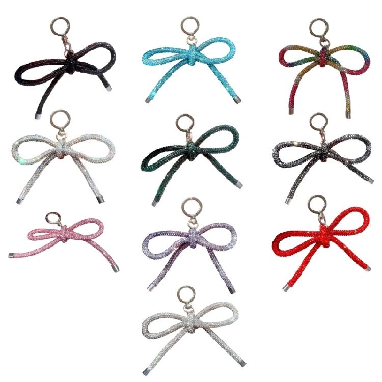 Personalizing Phone Decors Bowknot Keychain Accessory Tablet Decorative Hangings Elegant Purse Embellishment for Phone