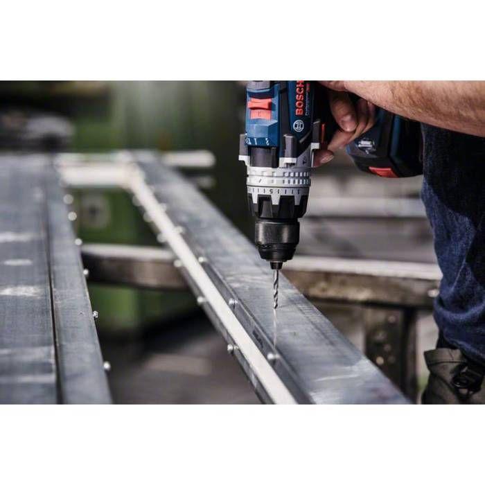Forets hélicoïdaux - Bosch - PointTeQ - Set de 6 pièces - Acier HSS - Diamètres de 2 à 8 mm