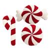 Christmas Candy Pillow Soft and Comfortable Candy Cane Throw Pillow Sofa Bed Decorative Chair Cushion Christmas Gift for Kids