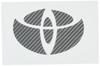 HASEPRO Magical Carbon [Rear Emblem] (Silver) Toyota Aqua / Vitz