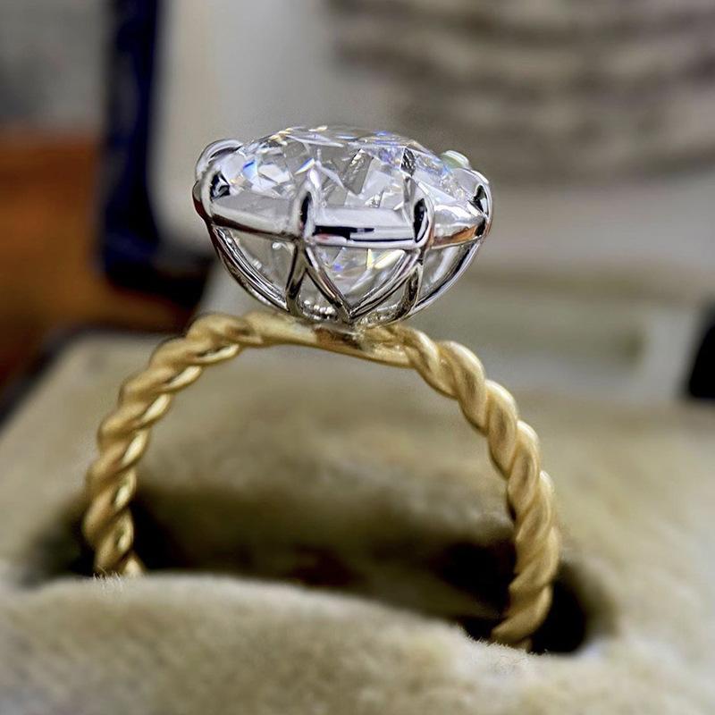 

Классическое кольцо Lindon из медного сплава с цирконием, женские ювелирные изделия, свадебный подарок для вечеринки 10