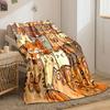 Cute Cartoon Cats Blanket Bedroom Blanket for Livingroom Couch Lunch Break Soft Throw for Friend's Festival Gift