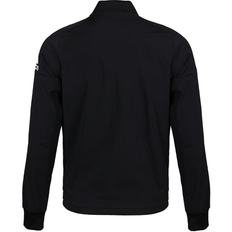 Adidas Lifestyle Casual Series Jacket Woven Zip Casual Logo Jacket Men Jackets Black DV3310