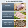 Meat Thawing Tray Draining Basket Food Thawing PE Material Useful Meat Steak Home Kitchen Freeze Thaw Tray Kitchen Accessories