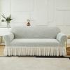 Elastic Jacquard Skirt Sofa Cover, All-Inclusive Universal Cover, All-Season Universal Sofa Cover, Anti-Cat Scratch Cover