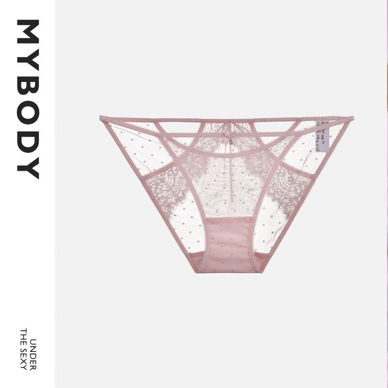 Mybody Women's Polka Dot Jacquard Low-Rise Briefs