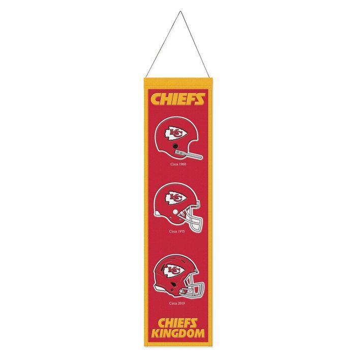 Bannière - WINCRAFT - NFL Teams EVOLUTION - 80x20cm - 70% Laine - Kansas City Chiefs