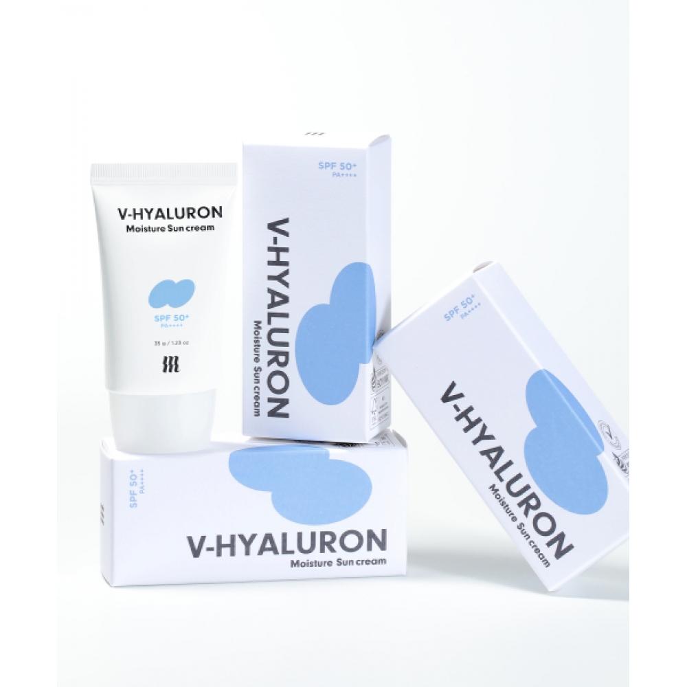 Merzy [2pack] V Hyaluronic Acid Moisture Sun Cream  2 Pieces  +2 Sunscreen Samples