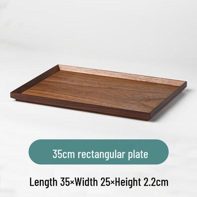 Zisiz Serviertablett aus schwarzem Walnussholz