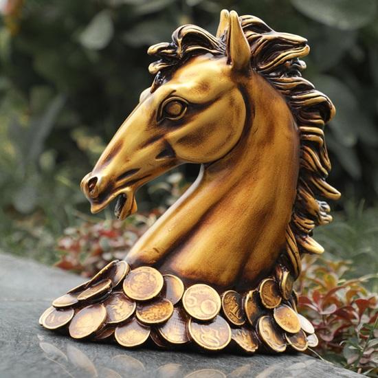 17.98 Cm Coin Horse Head Design Unique Collectible Coin for History Enthusiasts, Perfect Gift for Horse Lovers, Home Décor