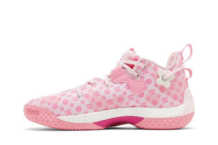 Kids' Sneakers adidas Harden Vol. 6 Clear Pink Cloud White Team Real Magenta